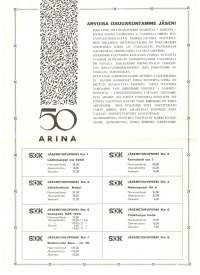 Arina 50 vuotta jäsenetukuponkeja