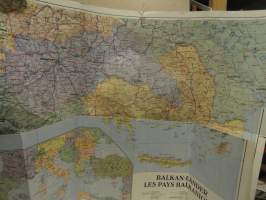 Balkan-länder kartta