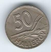 Slovakian tasavalta 1939-45 / 50 Halerov 1941   - ulkomainen kolikko