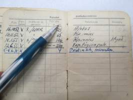 Sotilaspassi rakuuna O. Arokoivisto - 1952 -military passport