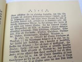 Sjö-Staden Ekenäs (Tammisaari) -näköispainos v. 1760 väitöskirjasta -facsimile of dissertation
