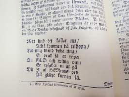 Sjö-Staden Ekenäs (Tammisaari) -näköispainos v. 1760 väitöskirjasta -facsimile of dissertation