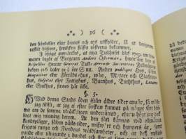 Sjö-Staden Ekenäs (Tammisaari) -näköispainos v. 1760 väitöskirjasta -facsimile of dissertation