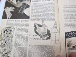 Kotiliesi 1941 nr 13, sis. mm. seur. artikkelit / kuvat / mainokset; Kansikuvitus Martta Wendelin, Emännän esiliina, Pikku kansalaisen tervetuliaiset - uudet