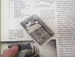 Kotiliesi 1941 nr 13, sis. mm. seur. artikkelit / kuvat / mainokset; Kansikuvitus Martta Wendelin, Emännän esiliina, Pikku kansalaisen tervetuliaiset - uudet