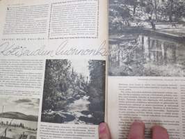 Kotiliesi 1941 nr 13, sis. mm. seur. artikkelit / kuvat / mainokset; Kansikuvitus Martta Wendelin, Emännän esiliina, Pikku kansalaisen tervetuliaiset - uudet
