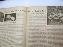 Kotiliesi 1941 nr 13, sis. mm. seur. artikkelit / kuvat / mainokset; Kansikuvitus Martta Wendelin, Emännän esiliina, Pikku kansalaisen tervetuliaiset - uudet