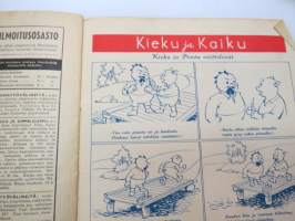Kotiliesi 1941 nr 13, sis. mm. seur. artikkelit / kuvat / mainokset; Kansikuvitus Martta Wendelin, Emännän esiliina, Pikku kansalaisen tervetuliaiset - uudet