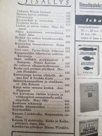 Kotiliesi 1941 nr 13, sis. mm. seur. artikkelit / kuvat / mainokset; Kansikuvitus Martta Wendelin, Emännän esiliina, Pikku kansalaisen tervetuliaiset - uudet