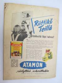 Kotiliesi 1941 nr 13, sis. mm. seur. artikkelit / kuvat / mainokset; Kansikuvitus Martta Wendelin, Emännän esiliina, Pikku kansalaisen tervetuliaiset - uudet