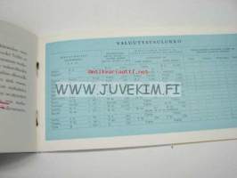 Ohjeita ulkomaille matkustaville -Helsingin Osakepankki esite