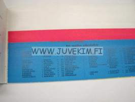 Ohjeita ulkomaille matkustaville -Helsingin Osakepankki esite