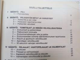 FIBA:n Koripallon viralliset pelisäännöt 1994-1998 -official basketball rules