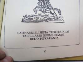 De Tabellario - Akateeminen tutkielma postinkantajasta v. 1689 - vuonna 1988 postilaitoksen 350-vuotisjuhlien kunniaksi julkaistu Turun Akatemian väitöskirja