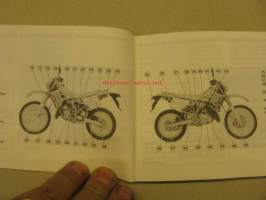 Kawasaki KDX125SR owner´s manual käyttöohjekirja