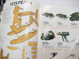 Maxicraft sarja 20000, 40000, 50000, 60000 työkalut ja tarvikkeet -myyntiesite / sales brochure