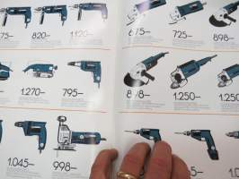 Maxicraft sarja 20000, 40000, 50000, 60000 työkalut ja tarvikkeet -myyntiesite / sales brochure