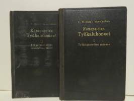 Konepajojen työkalukoneet I-II - I Työkalukoneitten rakenne - II Työkalukoneitten taloudellinen käyttö