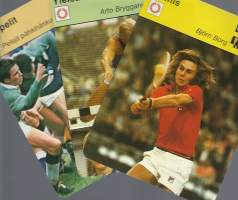 Urheilukortit / Tennis Björn Borg, Yleisurheilu Arto Bryggare ja Pallopelit