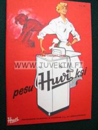 Pesu Huviksi - Huvi pesukone käyttöohje (pulsaattori) - O.Y Porin konepaja