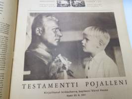 Suomen Kuvalehti 1942 nr 31, ilmestynyt 1.8.1942, sis. mm. seur. artikkelit / kuvat / mainokset; Kansikuva &quot;Selkkin neitosia kansallispuvuissaan&quot;, Kapteeni Väinö