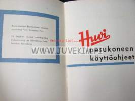 Pesu Huviksi - Huvi pesukone käyttöohje (pulsaattori) - O.Y Porin konepaja