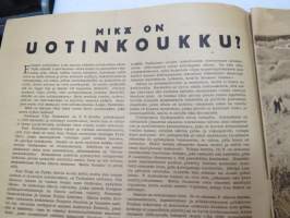 Suomen Kuvalehti 1942 nr 31, ilmestynyt 1.8.1942, sis. mm. seur. artikkelit / kuvat / mainokset; Kansikuva &quot;Selkkin neitosia kansallispuvuissaan&quot;, Kapteeni Väinö