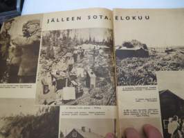 Suomen Kuvalehti 1942 nr 31, ilmestynyt 1.8.1942, sis. mm. seur. artikkelit / kuvat / mainokset; Kansikuva &quot;Selkkin neitosia kansallispuvuissaan&quot;, Kapteeni Väinö