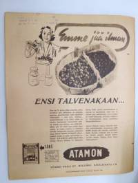 Suomen Kuvalehti 1942 nr 31, ilmestynyt 1.8.1942, sis. mm. seur. artikkelit / kuvat / mainokset; Kansikuva &quot;Selkkin neitosia kansallispuvuissaan&quot;, Kapteeni Väinö