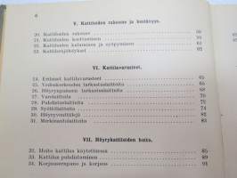 Höyrykoneoppi - Lyhyempi laitos - Alempia koneenkäyttäjä- sekä lämmittäjäkursseja varten -steam engine technology -basic studybook of steam boilers,