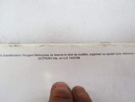 Peugeot motocycles Moteur FB-O-1-2-4 50 ccm Workshop Manual -korjaamo-ohjekirja englanniksi