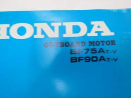 Honda outboard motor BF75At.v, BF90At.v parts catalogue 2 -perämoottorin varaosaluettelo englanniksi