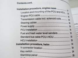 Volvo Penta IPS 400, IPS 500 Installation EVCec Electronic Vessel Control B 1(1) -asennusohjekirja englanniksi
