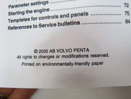 Volvo Penta IPS 400, IPS 500 Installation EVCec Electronic Vessel Control B 1(1) -asennusohjekirja englanniksi