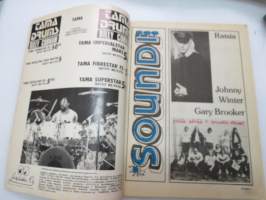 Soundi 1979 nr 7, sis. mm. seur. artikkelit / kuvat / mainokset; Ruisrock-vierailija Johnny winter, Pekka Pohjola, Bill Nelson, Gary Brooker,  ym. -music magazine