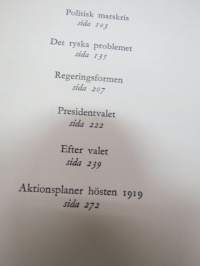 Riksföreståndaren - Gustaf Mannerheim 1919 -biography