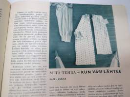 Maatalousnainen 1964 nr 9, sis. mm. seur. artikkelit / kuvat / mainokset; Perhelisäperheiden neuvonta, Viljelijäperheelle riittävä ansiotaso, Emäntien