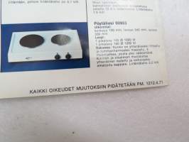 Upo-sähköliedet -myyntiesite / brochure