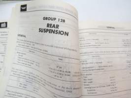 Mitsubishi Galant Station Wagon 1982 Workshop Manuual chassis supplement -korjaamokirjan lisäosa