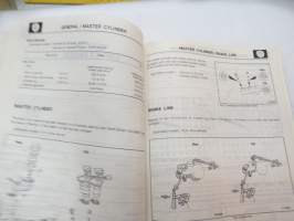 Mitsubishi Galant Station Wagon 1982 Workshop Manuual chassis supplement -korjaamokirjan lisäosa