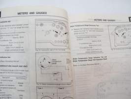 Mitsubishi Galant Station Wagon 1982 Workshop Manuual chassis supplement -korjaamokirjan lisäosa