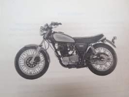 Yamaha SR500 1978 Type 2J4 for Europe Parts List -varaosaluettelo