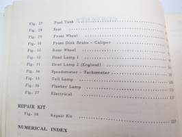 Yamaha SR500 1978 Type 2J4 for Europe Parts List -varaosaluettelo