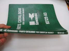 Kawasaki Model KE125-A3 Parts Catalogue -varaosaluettelo