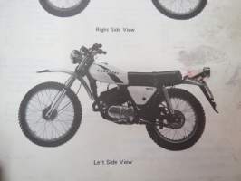 Kawasaki Model KE125-A3 Parts Catalogue -varaosaluettelo
