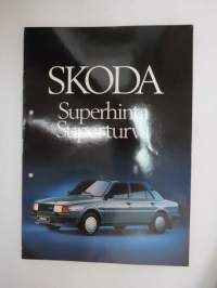 Skoda 1988 Skoda Super, 120 L, 120 L 5-Speed, Coupe -myyntiesite / brochure