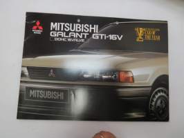 Mitsubishi Galant GTi-16V -myyntiesite / brochure