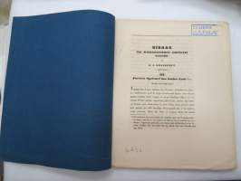 Bidrag till blodkärlsystemets jemförande anatomie, af E.J. Bonsdorff. III. Portven Systemet hos Gadus Lola  (made), painokuvan piirtänyt Magnus von Wright,