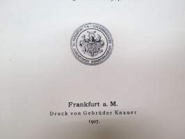 Festschrift zur erinnerung an die Eröffnung de Neuerbauten Museum Senckenbergischen Naturforschenden Gesellschaft zu Frankfurt am Main am 13. Oktober 1907