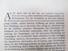 Festschrift zur erinnerung an die Eröffnung de Neuerbauten Museum Senckenbergischen Naturforschenden Gesellschaft zu Frankfurt am Main am 13. Oktober 1907